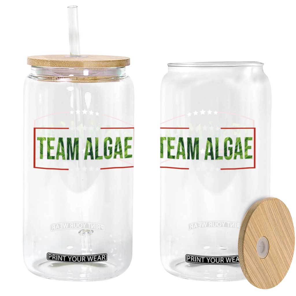 Team Algae Satire Glass Can Funny Lincoln Memorial Reflecting Pool Meme Parody