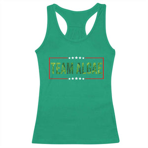 Team Algae Satire Racerback Tank Top Funny Lincoln Memorial Reflecting Pool Meme Parody