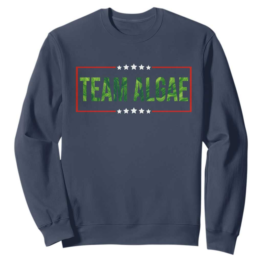 Team Algae Satire Sweatshirt Funny Lincoln Memorial Reflecting Pool Meme Parody