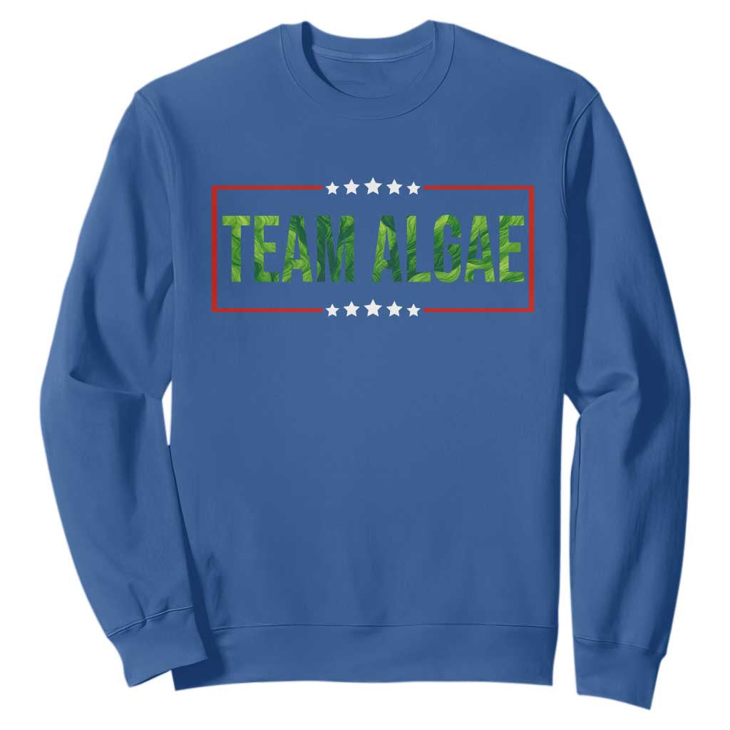 Team Algae Satire Sweatshirt Funny Lincoln Memorial Reflecting Pool Meme Parody