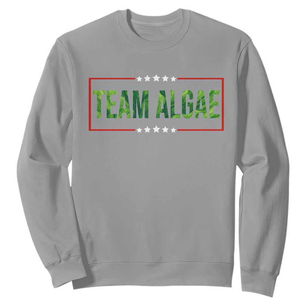 Team Algae Satire Sweatshirt Funny Lincoln Memorial Reflecting Pool Meme Parody