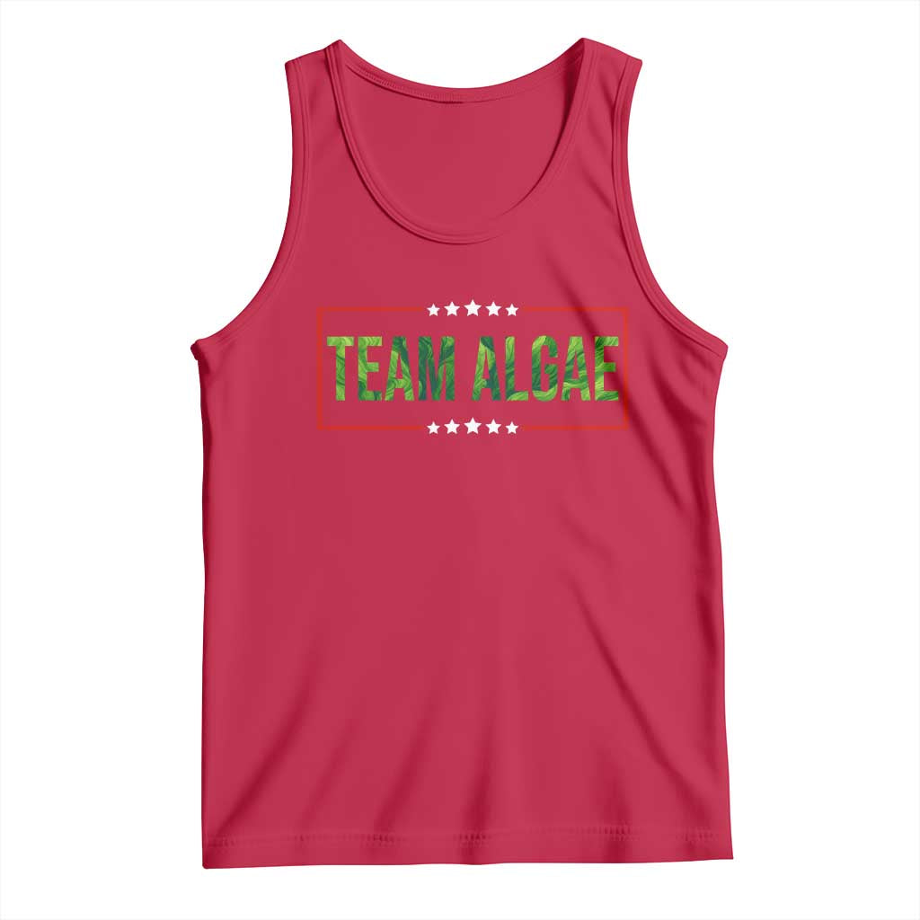 Team Algae Satire Tank Top Funny Lincoln Memorial Reflecting Pool Meme Parody