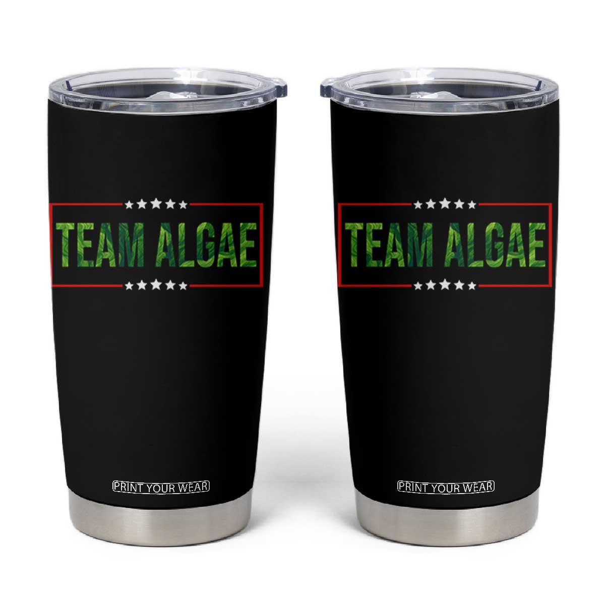 Team Algae Satire Tumbler Cup Funny Lincoln Memorial Reflecting Pool Meme Parody