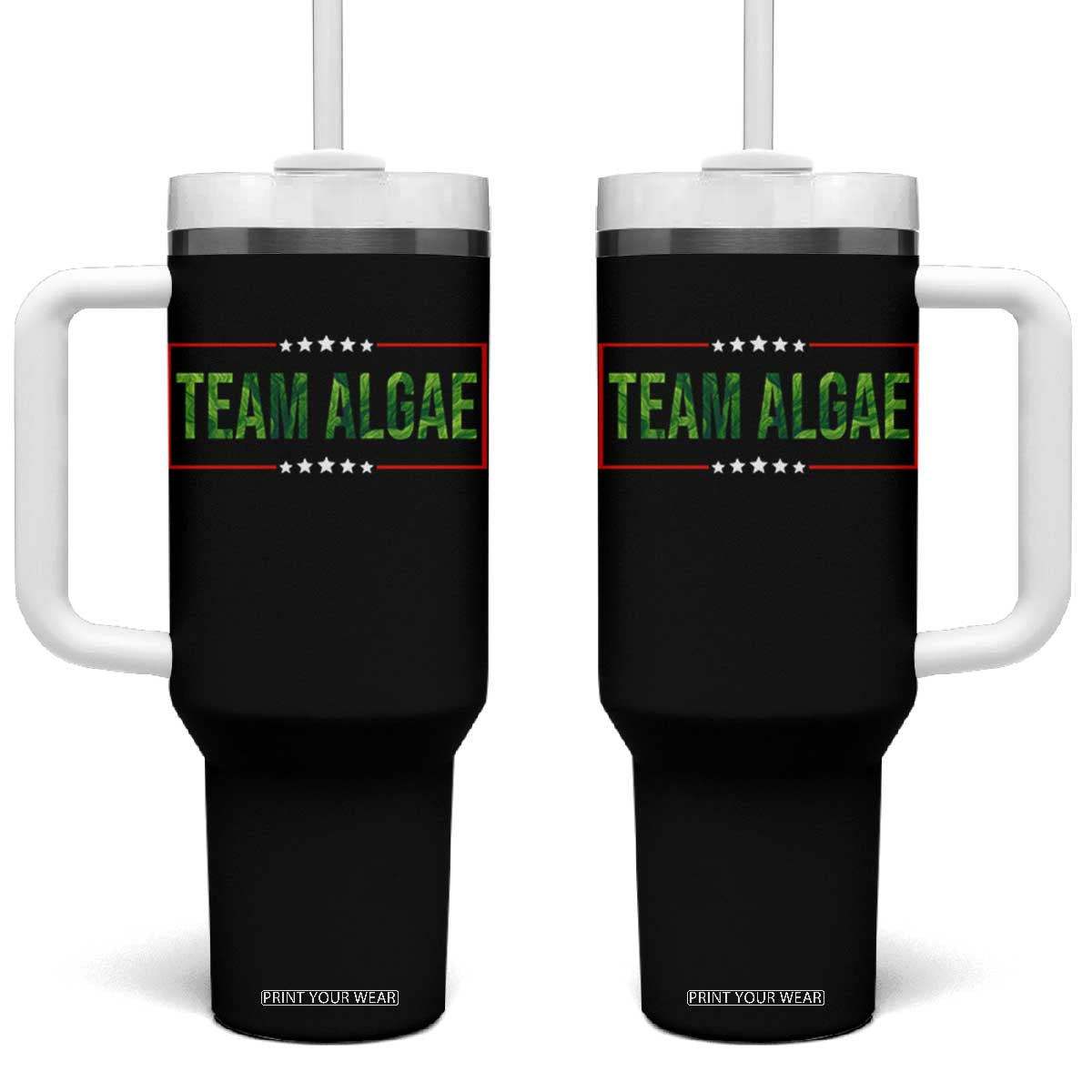 Team Algae Satire Tumbler With Handle Funny Lincoln Memorial Reflecting Pool Meme Parody