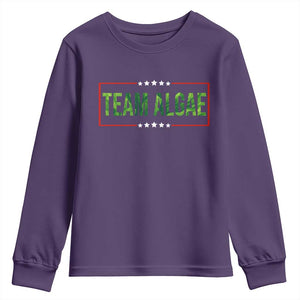 Team Algae Satire Youth Sweatshirt Funny Lincoln Memorial Reflecting Pool Meme Parody