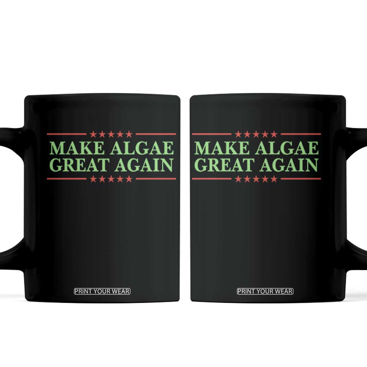 Make Algae Great Again Retro Coffee Mug Funny Lincoln Memorial Reflecting Pool Parody Meme