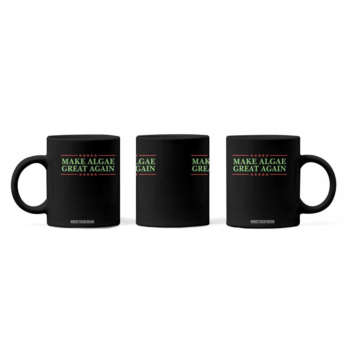 Make Algae Great Again Retro Coffee Mug Funny Lincoln Memorial Reflecting Pool Parody Meme