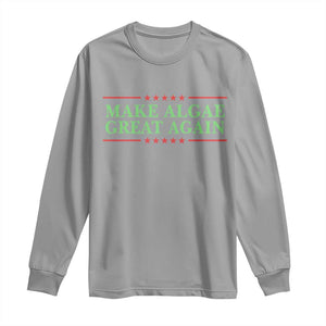 Make Algae Great Again Retro Long Sleeve Shirt Funny Lincoln Memorial Reflecting Pool Parody Meme