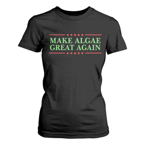Make Algae Great Again Retro T Shirt For Women Funny Lincoln Memorial Reflecting Pool Parody Meme