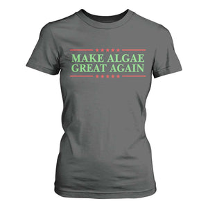 Make Algae Great Again Retro T Shirt For Women Funny Lincoln Memorial Reflecting Pool Parody Meme