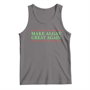 Make Algae Great Again Retro Tank Top Funny Lincoln Memorial Reflecting Pool Parody Meme