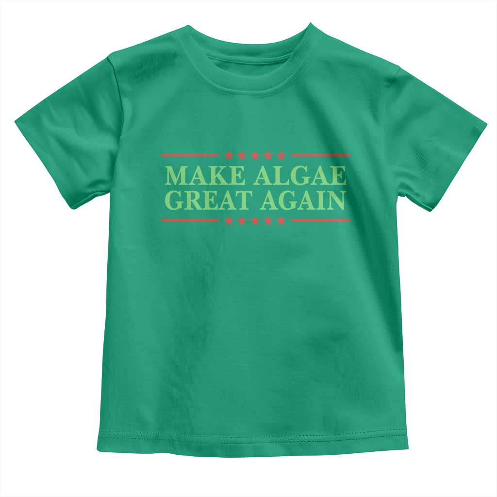 Make Algae Great Again Retro Toddler T Shirt Funny Lincoln Memorial Reflecting Pool Parody Meme