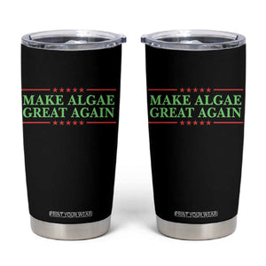 Make Algae Great Again Retro Tumbler Cup Funny Lincoln Memorial Reflecting Pool Parody Meme