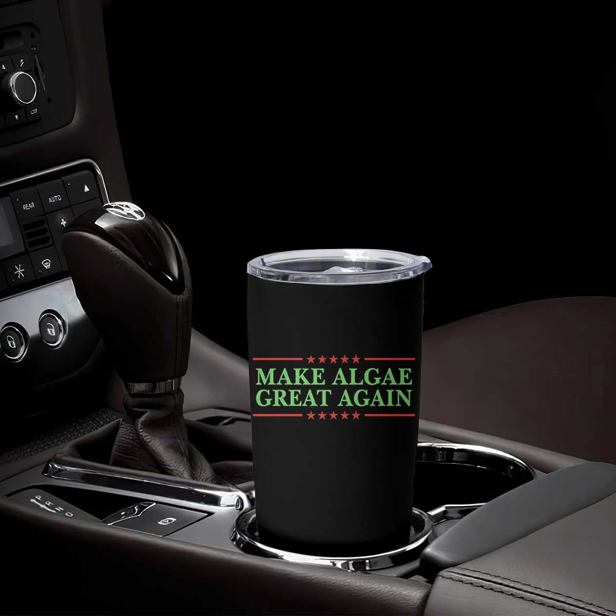 Make Algae Great Again Retro Tumbler Cup Funny Lincoln Memorial Reflecting Pool Parody Meme