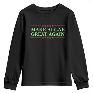 Make Algae Great Again Retro Youth Sweatshirt Funny Lincoln Memorial Reflecting Pool Parody Meme