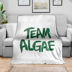 Team Algae Slime Dripping Style Graphic Throw Blanket Viral Lincoln Memorial Reflecting Pool Swamp Meme