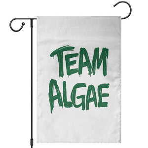 Team Algae Slime Dripping Style Graphic Garden Flag Viral Lincoln Memorial Reflecting Pool Swamp Meme