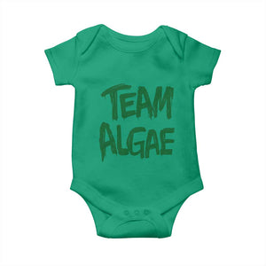 Team Algae Slime Dripping Style Graphic Baby Onesie Viral Lincoln Memorial Reflecting Pool Swamp Meme
