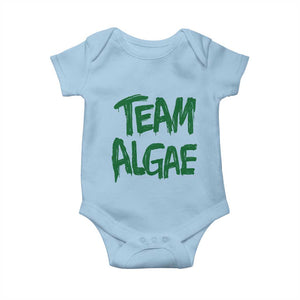 Team Algae Slime Dripping Style Graphic Baby Onesie Viral Lincoln Memorial Reflecting Pool Swamp Meme