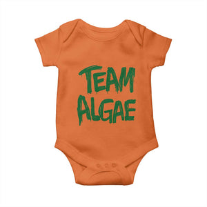 Team Algae Slime Dripping Style Graphic Baby Onesie Viral Lincoln Memorial Reflecting Pool Swamp Meme