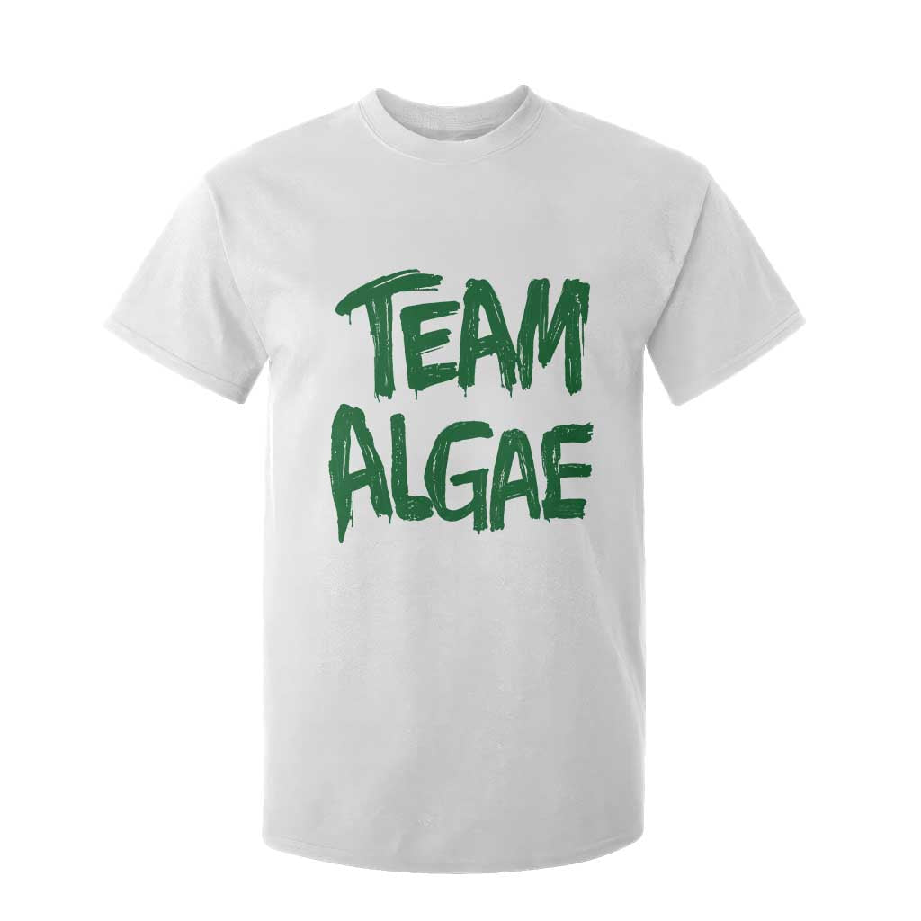 Team Algae Slime Dripping Style Graphic T Shirt For Kid Viral Lincoln Memorial Reflecting Pool Swamp Meme