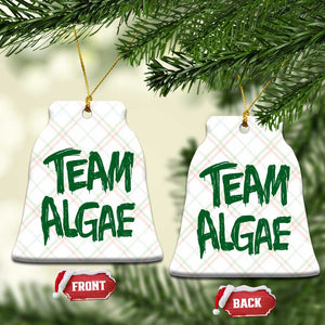 Team Algae Slime Dripping Style Graphic Ceramic Ornament Viral Lincoln Memorial Reflecting Pool Swamp Meme