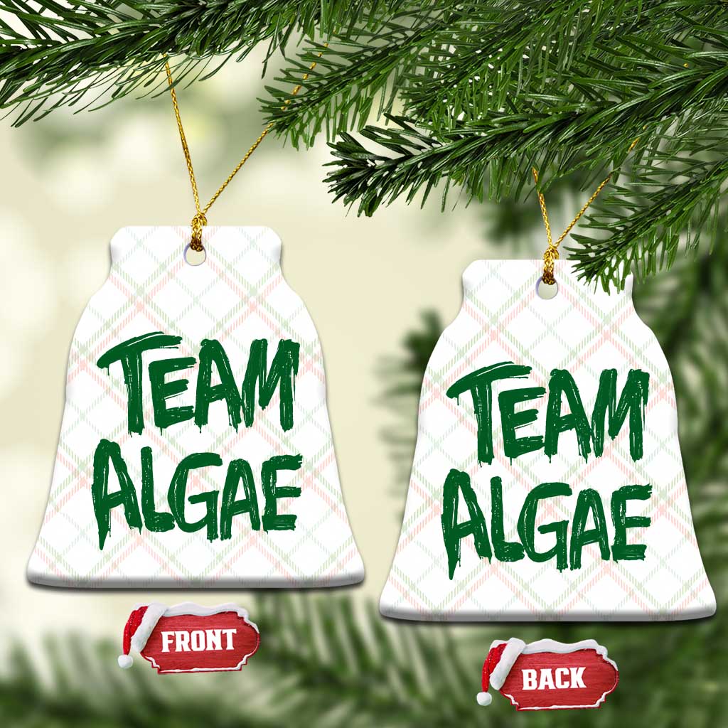 Team Algae Slime Dripping Style Graphic Ceramic Ornament Viral Lincoln Memorial Reflecting Pool Swamp Meme