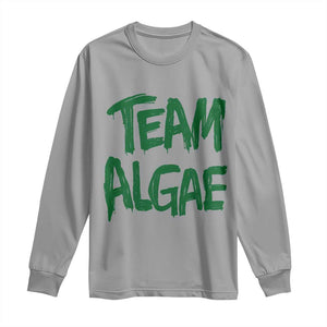 Team Algae Slime Dripping Style Graphic Long Sleeve Shirt Viral Lincoln Memorial Reflecting Pool Swamp Meme
