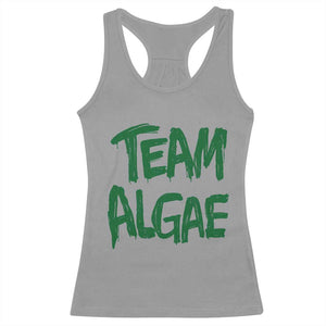 Team Algae Slime Dripping Style Graphic Racerback Tank Top Viral Lincoln Memorial Reflecting Pool Swamp Meme