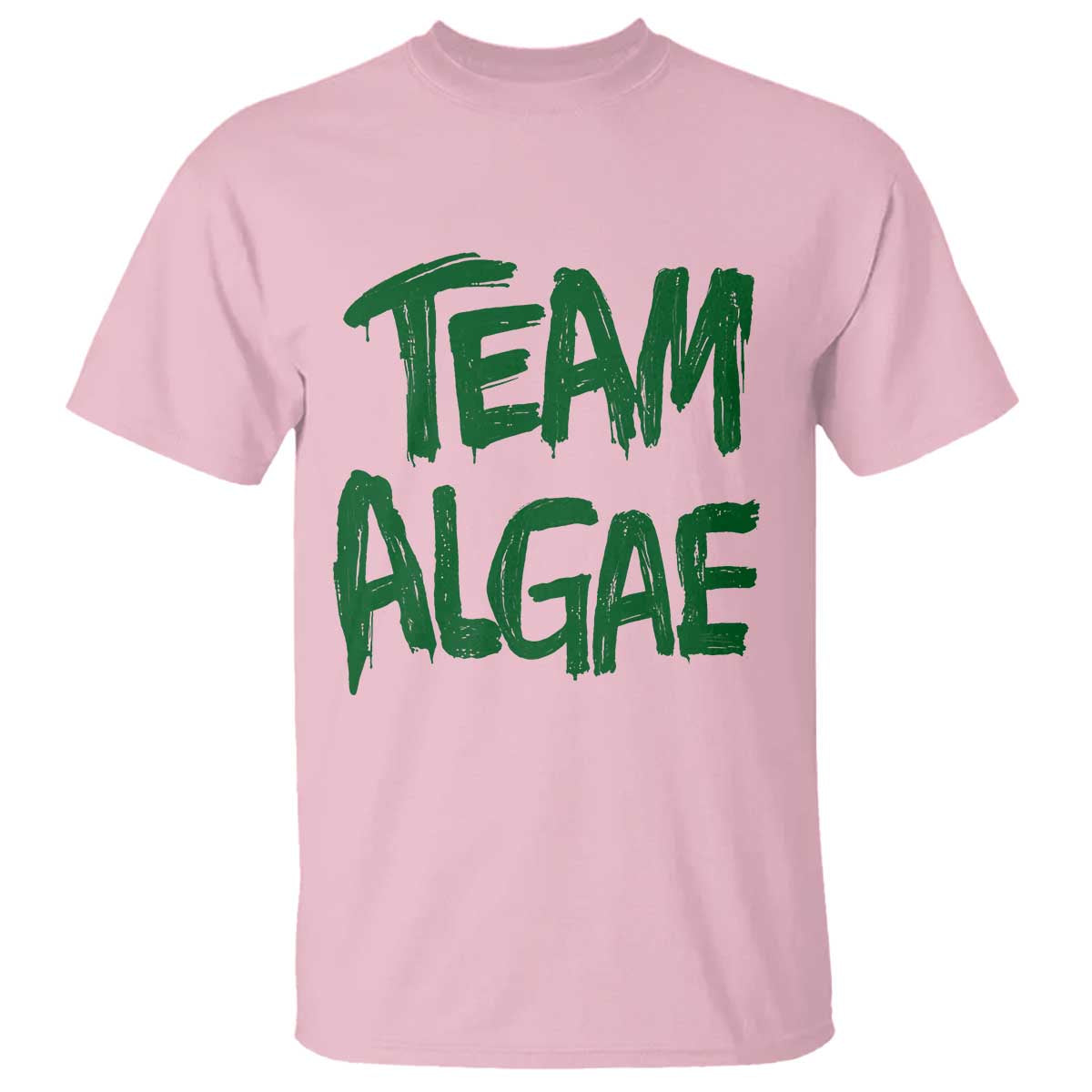 Team Algae Slime Dripping Style Graphic T Shirt Viral Lincoln Memorial Reflecting Pool Swamp Meme