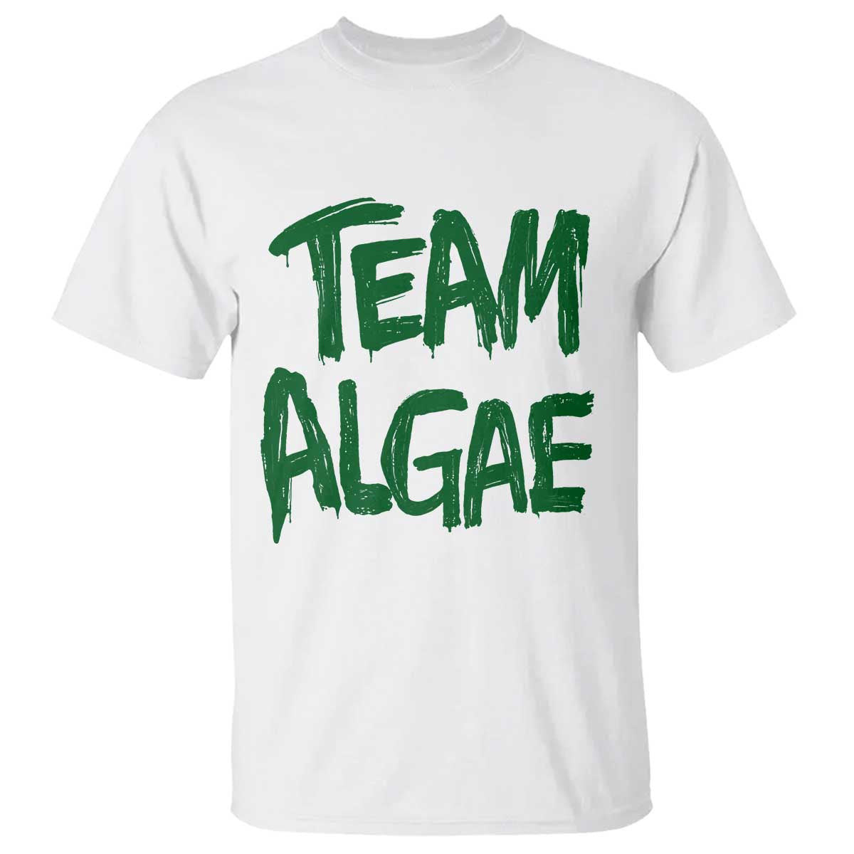 Team Algae Slime Dripping Style Graphic T Shirt Viral Lincoln Memorial Reflecting Pool Swamp Meme