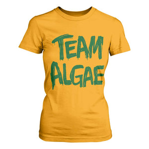 Team Algae Slime Dripping Style Graphic T Shirt For Women Viral Lincoln Memorial Reflecting Pool Swamp Meme