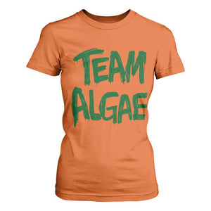 Team Algae Slime Dripping Style Graphic T Shirt For Women Viral Lincoln Memorial Reflecting Pool Swamp Meme