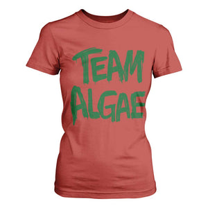 Team Algae Slime Dripping Style Graphic T Shirt For Women Viral Lincoln Memorial Reflecting Pool Swamp Meme