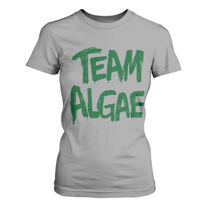 Team Algae Slime Dripping Style Graphic T Shirt For Women Viral Lincoln Memorial Reflecting Pool Swamp Meme