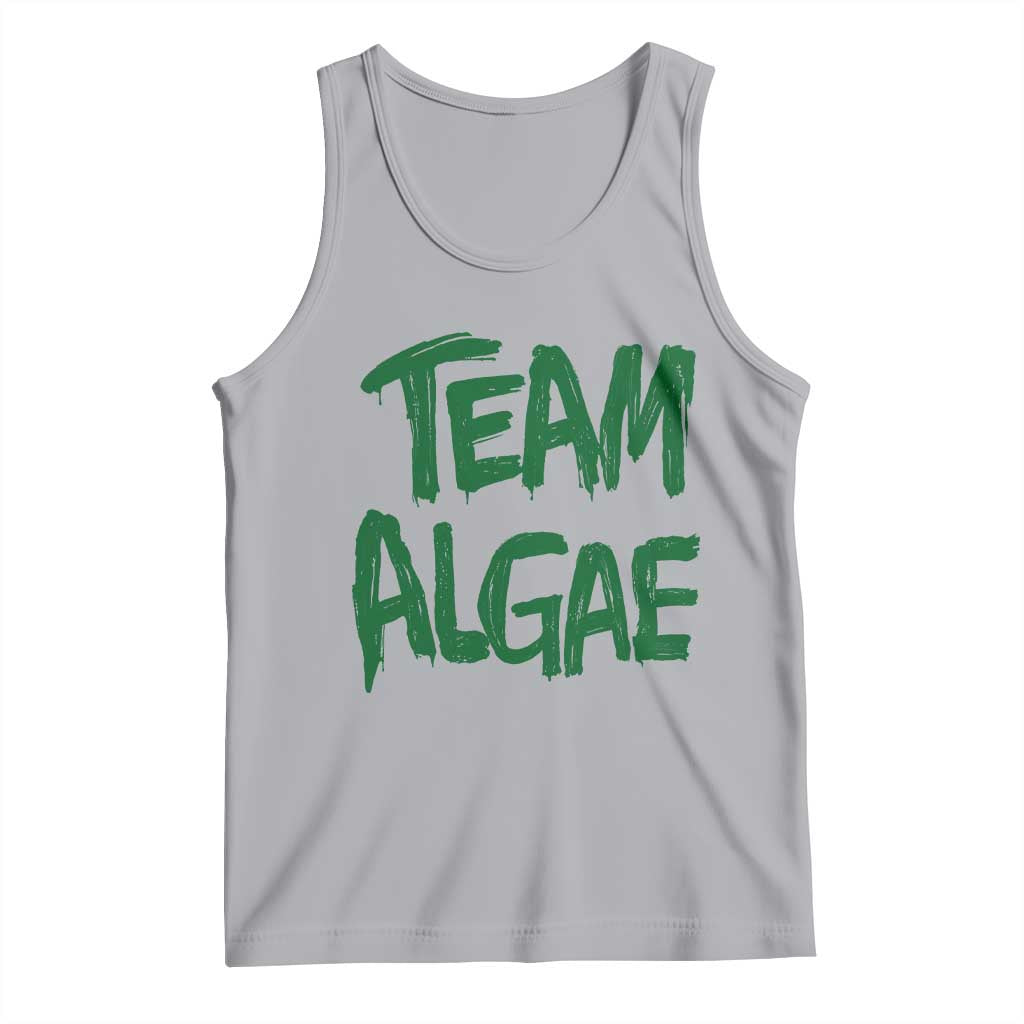 Team Algae Slime Dripping Style Graphic Tank Top Viral Lincoln Memorial Reflecting Pool Swamp Meme