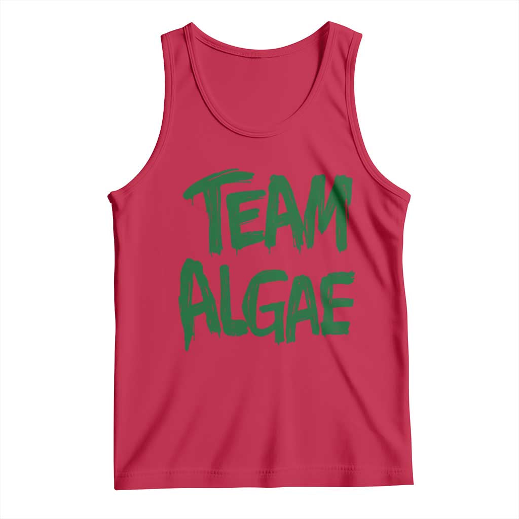 Team Algae Slime Dripping Style Graphic Tank Top Viral Lincoln Memorial Reflecting Pool Swamp Meme