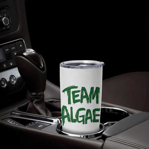 Team Algae Slime Dripping Style Graphic Tumbler Cup Viral Lincoln Memorial Reflecting Pool Swamp Meme