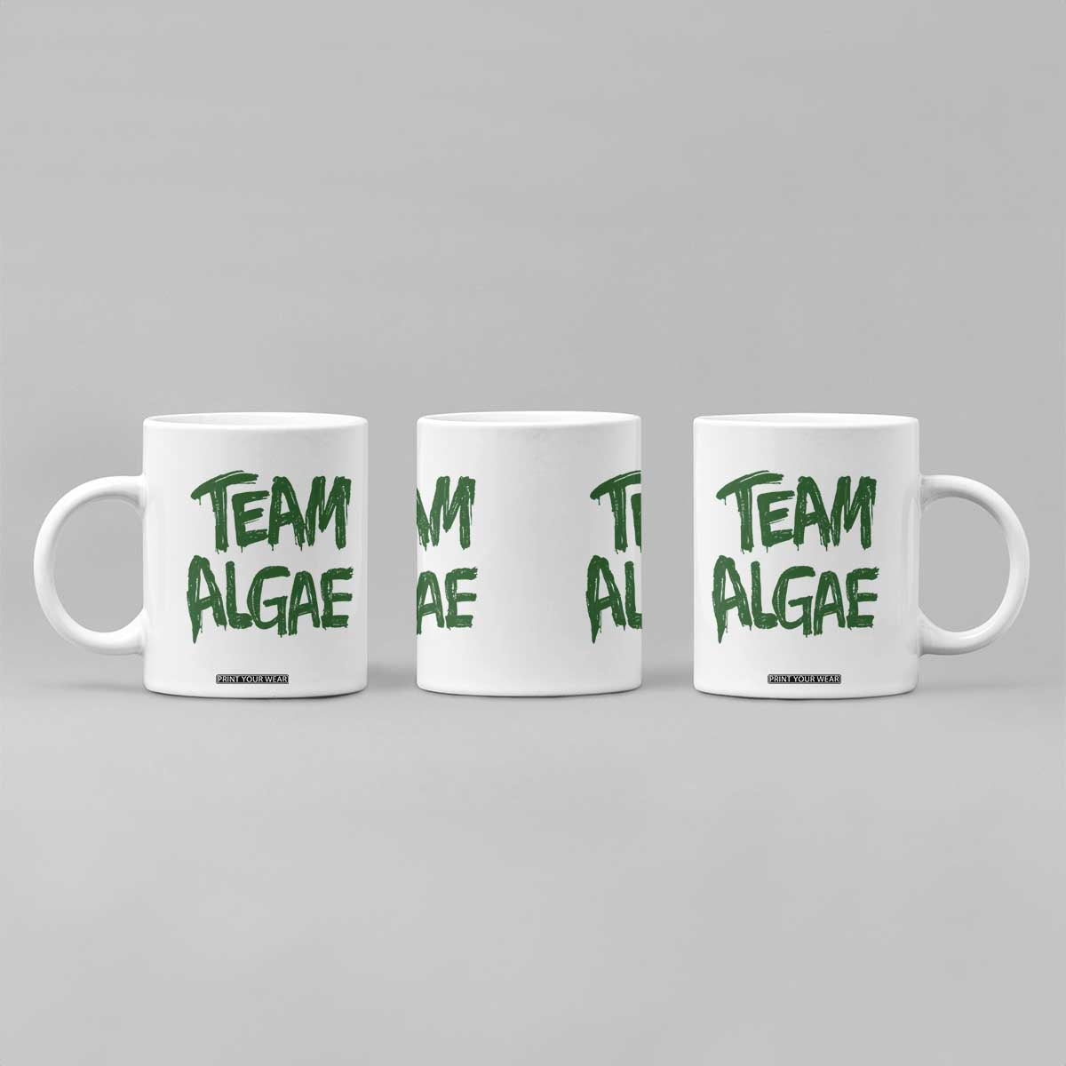 Team Algae Slime Dripping Style Graphic Coffee Mug Viral Lincoln Memorial Reflecting Pool Swamp Meme
