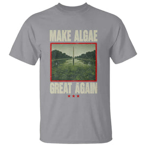 Make Algae Great Again Funny DC Slamp Slime Parody T Shirt Washington Monument Reflecting Pool Vintage Photo