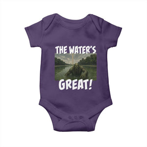 The Water is Great Swamp Monster Reflecting Pool Baby Onesie Funny Washington DC Algae Creature Meme