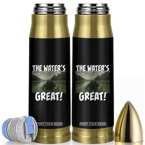 The Water is Great Swamp Monster Reflecting Pool Bullet Tumbler Funny Washington DC Algae Creature Meme