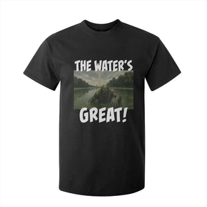 The Water is Great Swamp Monster Reflecting Pool T Shirt For Kid Funny Washington DC Algae Creature Meme