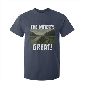 The Water is Great Swamp Monster Reflecting Pool T Shirt For Kid Funny Washington DC Algae Creature Meme