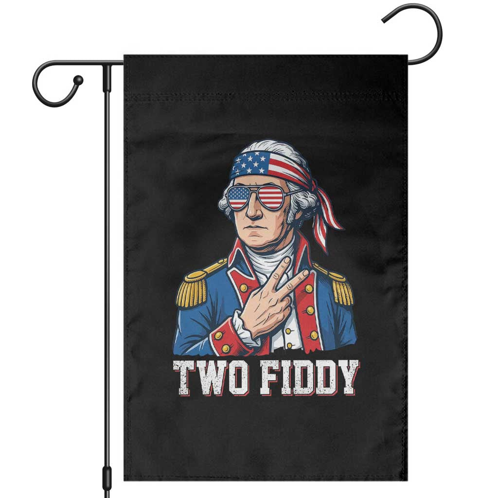 Two Fiddy George Washington Bandana Garden Flag Funny Cool Sunglasses American Flag Headband Peace Sign Patriotic TS02 Black Print Your Wear