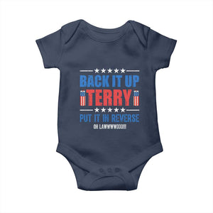 Back It Up Terry Put It In Reverse Oh Lawd Baby Onesie Funny 4th of July Fireworks Patriotic