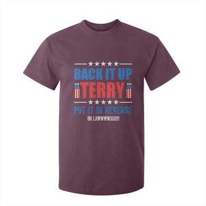 Back It Up Terry Put It In Reverse Oh Lawd T Shirt For Kid Funny 4th of July Fireworks Patriotic