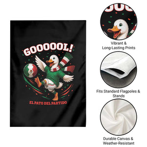 Funny Merlin the Duck Mexico Soccer Supporter Garden Flag El Pato Del Partido Goooool Football Fans TS02 Print Your Wear