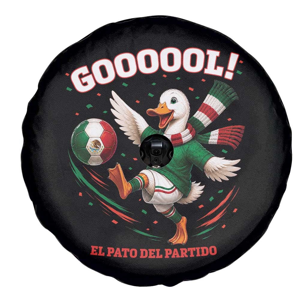 Funny Merlin the Duck Mexico Soccer Supporter Spare Tire Cover El Pato Del Partido Goooool Football Fans TS02 Print Your Wear