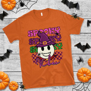 Spooky Vibe Retro Spooky Boo Gothic Halloween Costume T Shirt TS02 Printyourwear